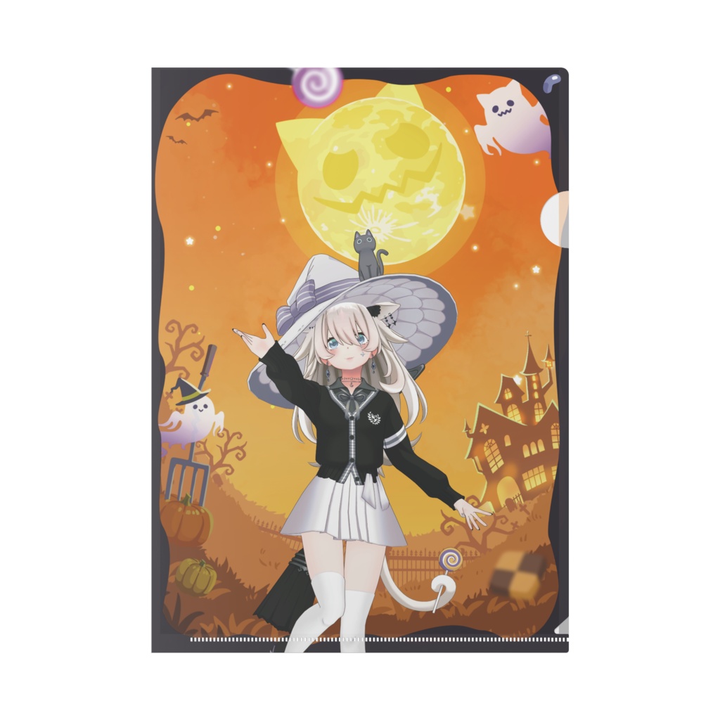 【真白幸空】ハロウィングッズ-クリアファイル