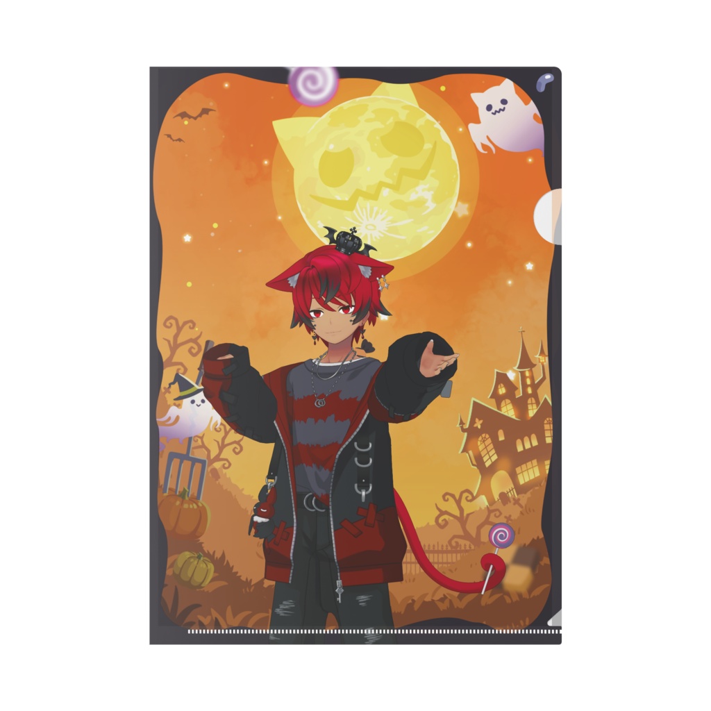 【神無】ハロウィングッズ-クリアファイル
