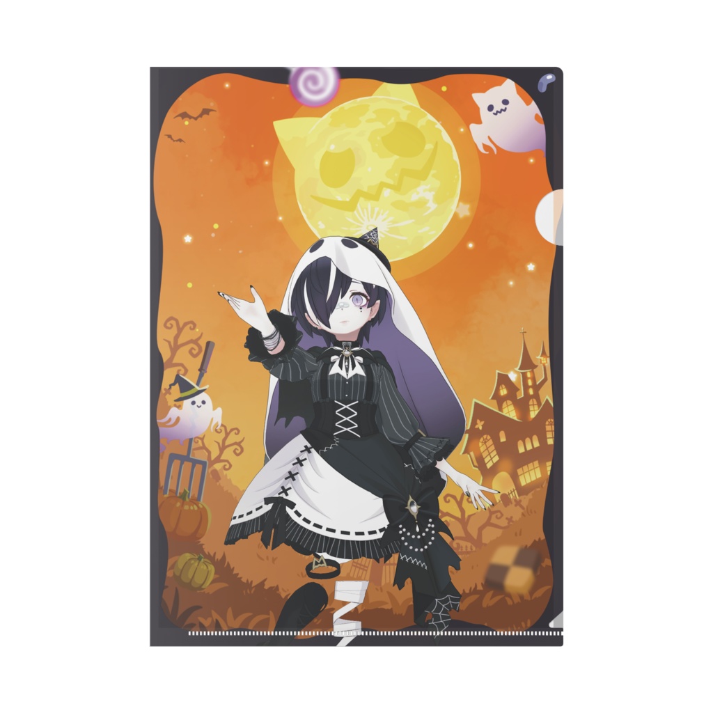 【水縹雨音】ハロウィングッズ-クリアファイル