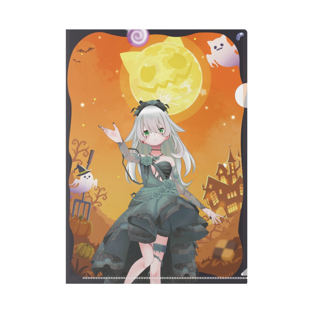 【翠色らん】ハロウィングッズ-クリアファイル