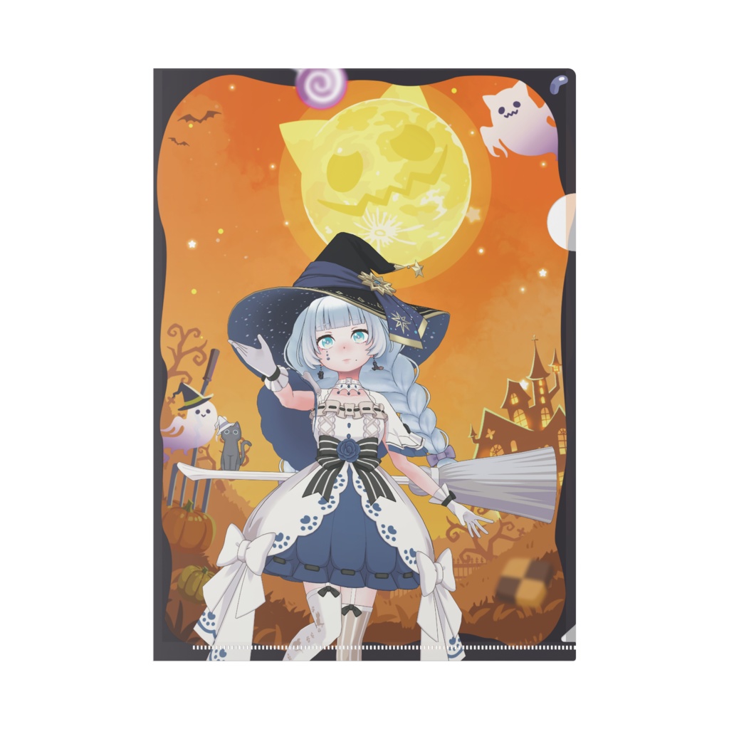 【雪月深雨】ハロウィングッズ-クリアファイル