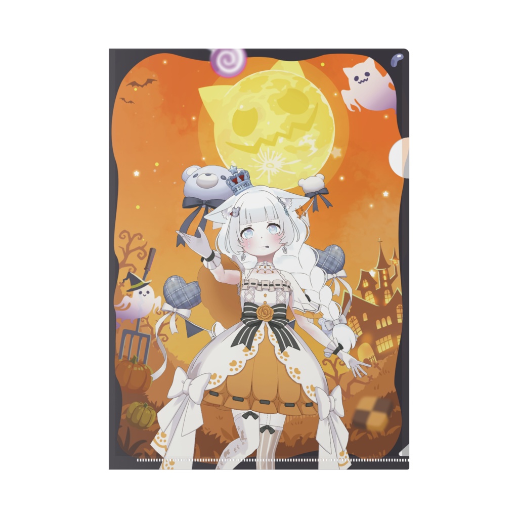 【雪白 んた】ハロウィングッズ-クリアファイル
