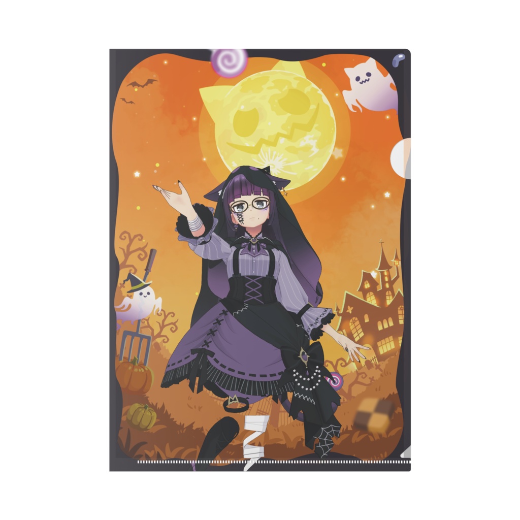 【塔田】ハロウィングッズ-クリアファイル