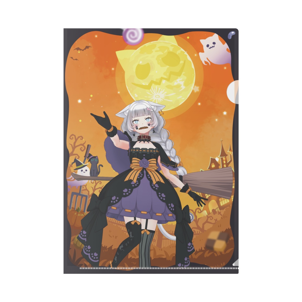 【桃瀬りこ】ハロウィングッズ-クリアファイル