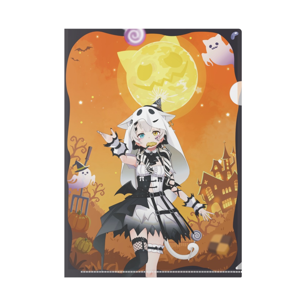 【猫乃瀬シグレ】ハロウィングッズ-クリアファイル
