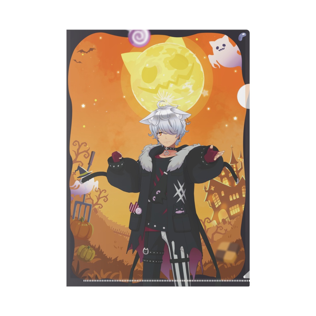 【白玖ロキ】ハロウィングッズ-クリアファイル