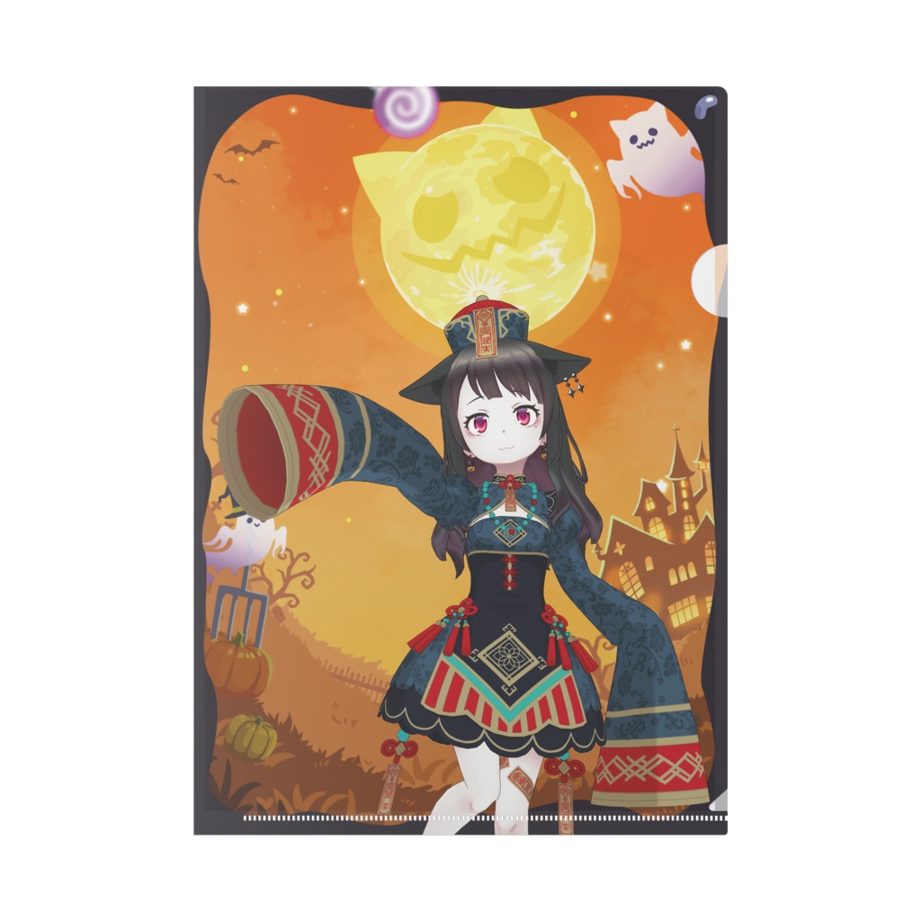 【微熱ちゃん】ハロウィングッズ-クリアファイル