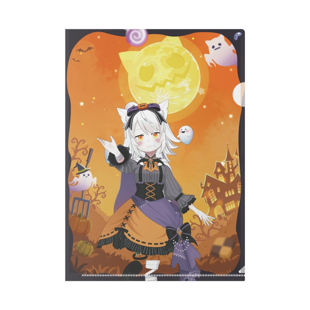 【柊木ましろ】ハロウィングッズ-クリアファイル
