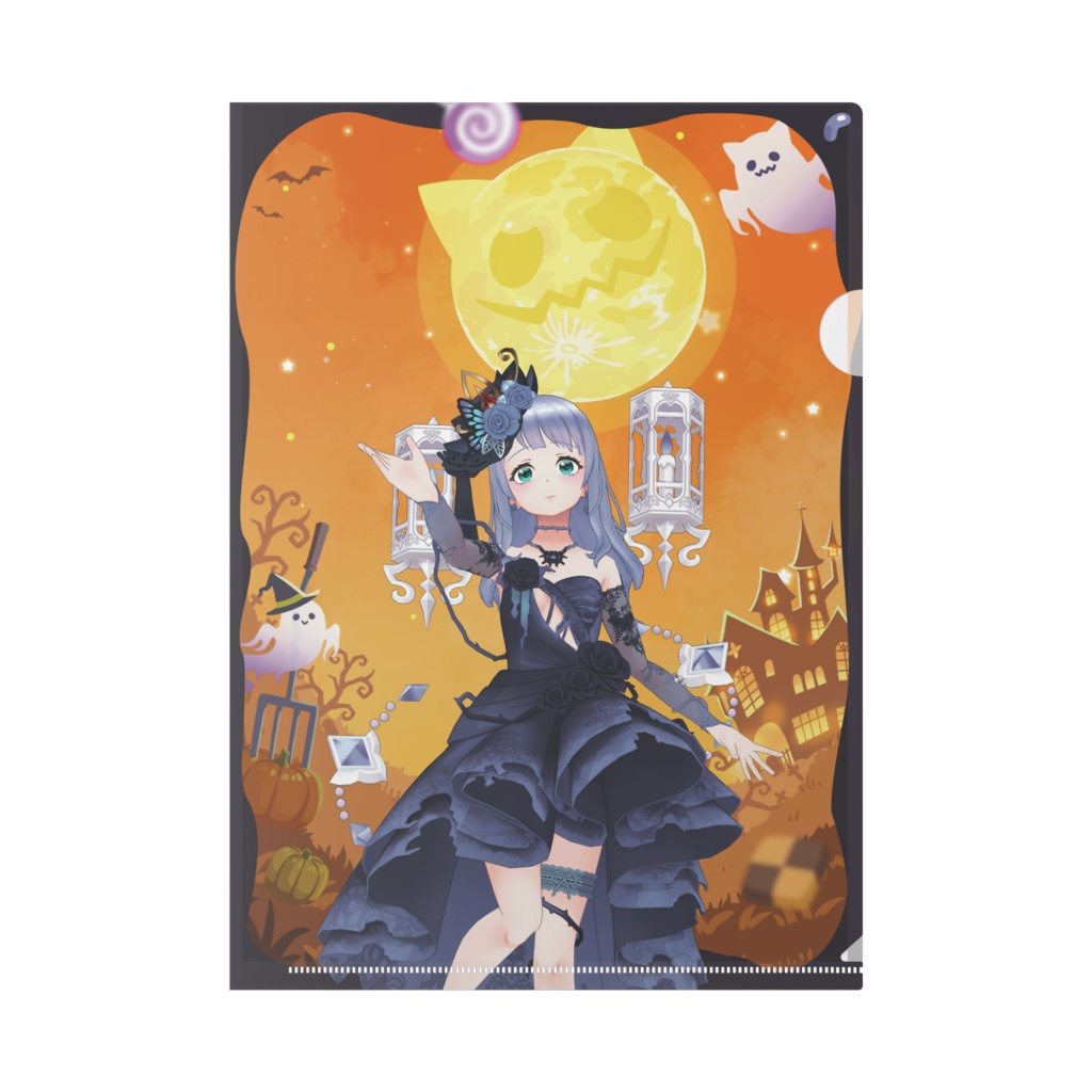 【風吹けば那々詩】ハロウィングッズ-クリアファイル