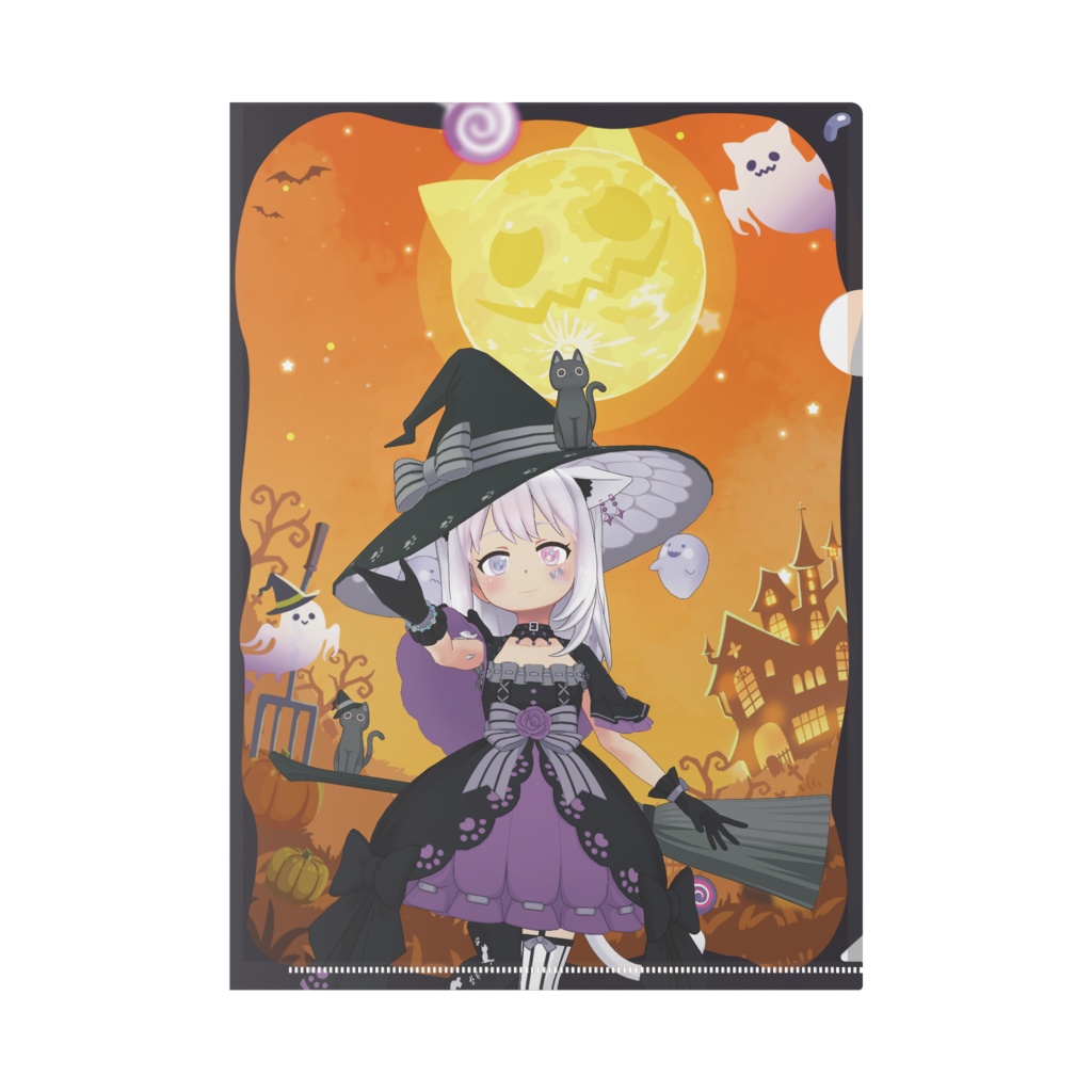 【米菓】ハロウィングッズ-クリアファイル