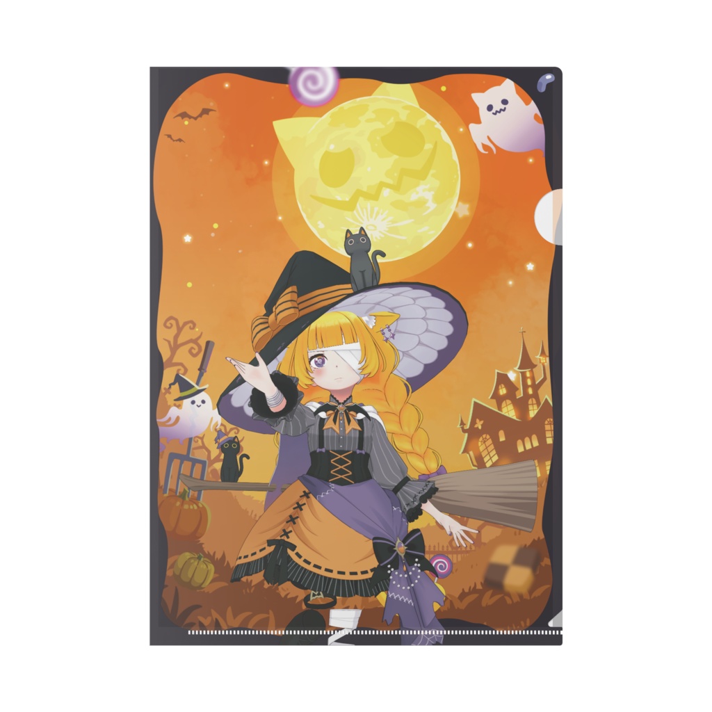 【帽子屋】ハロウィングッズ-クリアファイル