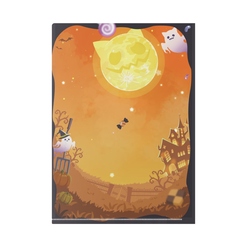 【夢喰ねる】ハロウィングッズ-クリアファイル