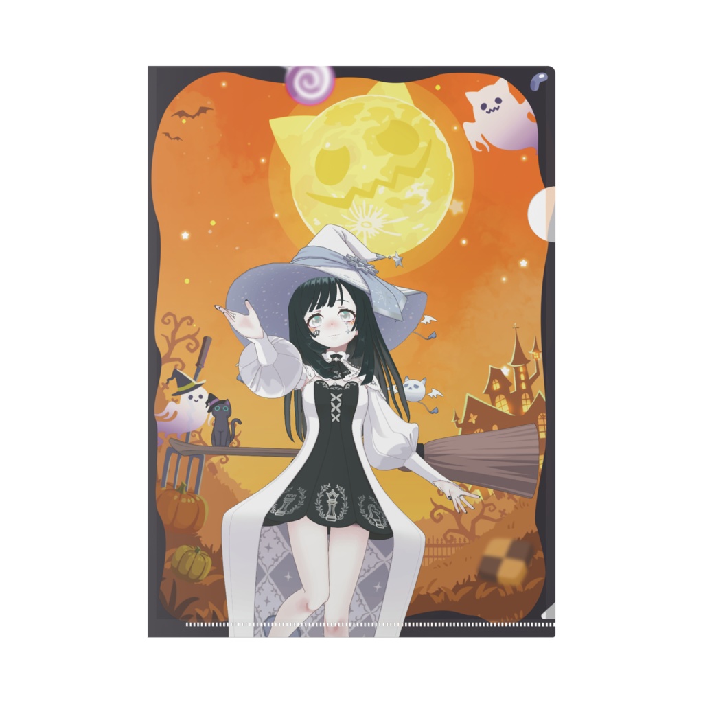【夢喰ねる】ハロウィングッズ-クリアファイル
