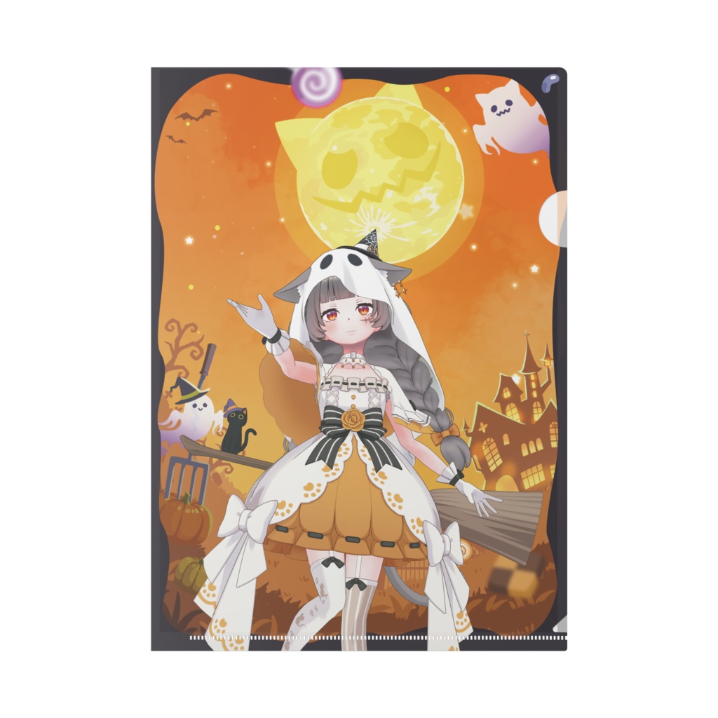 【鳴瀬ガオ】ハロウィングッズ-クリアファイル