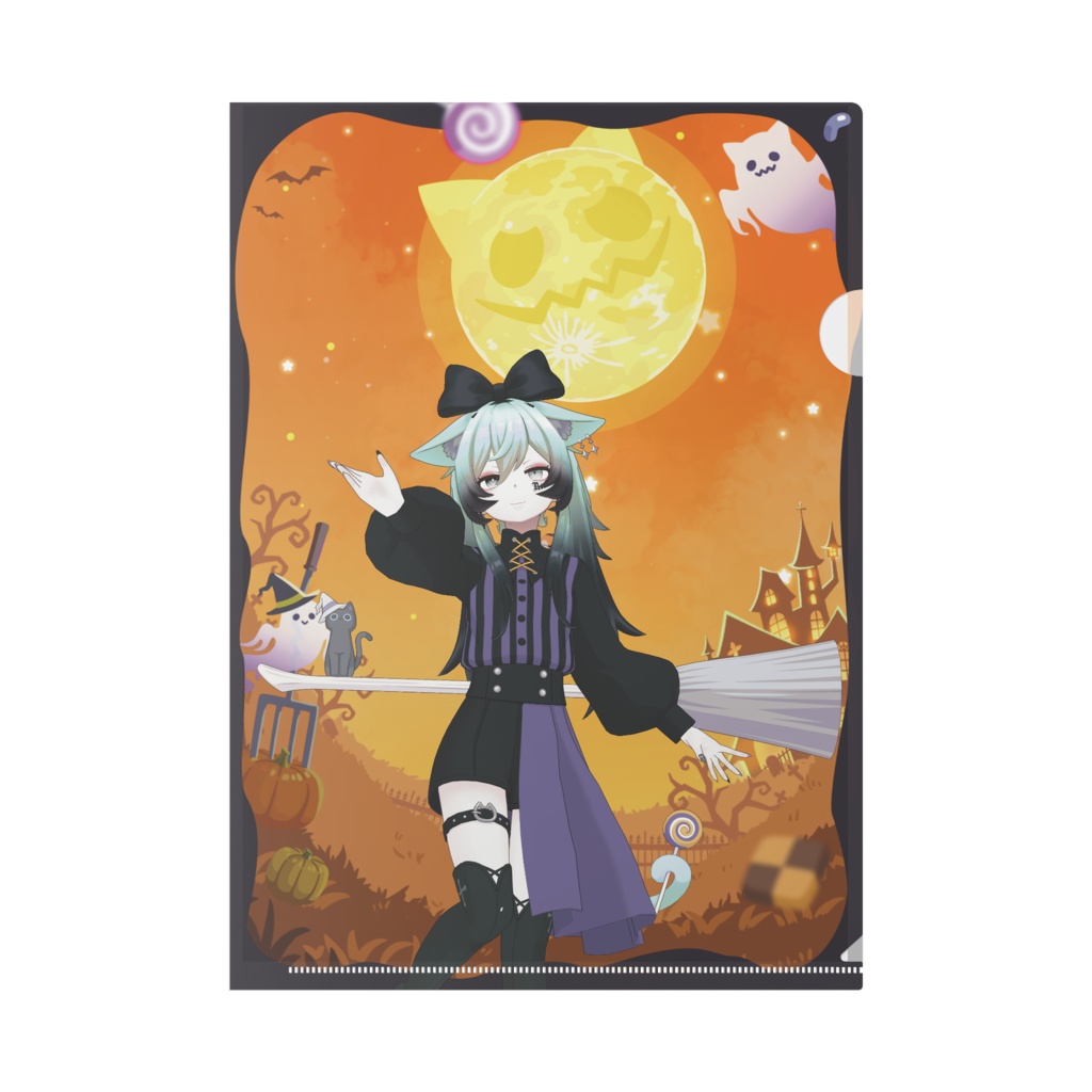 【弥生いと】ハロウィングッズ-クリアファイル