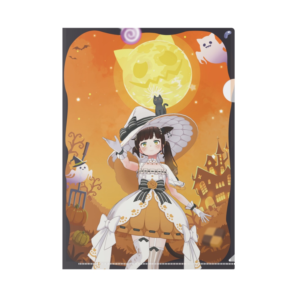 【薬味からし】ハロウィングッズ-クリアファイル