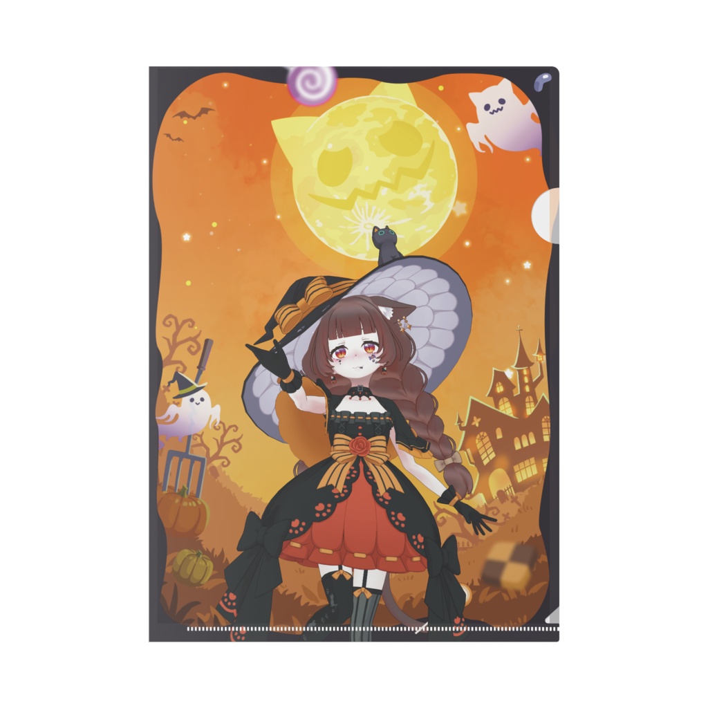 【恋兎 兎莵。】ハロウィングッズ-クリアファイル