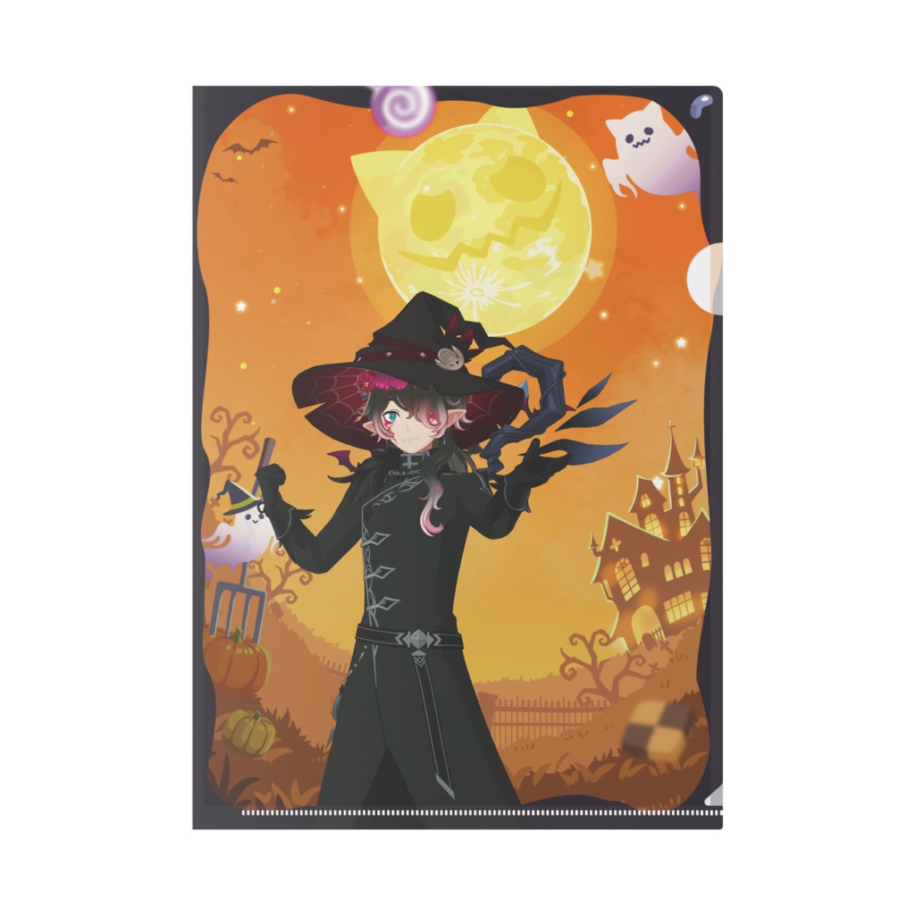 【漣碧湊月】ハロウィングッズ-クリアファイル