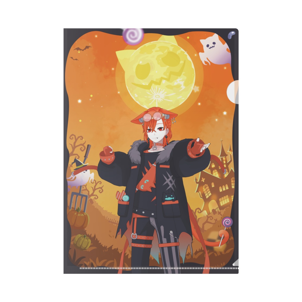 【侑薙 依奈】ハロウィングッズ-クリアファイル