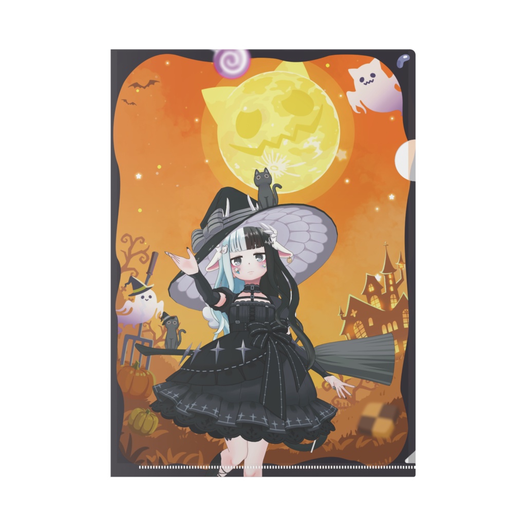 【亞紫太 ねる。】ハロウィングッズ-クリアファイル
