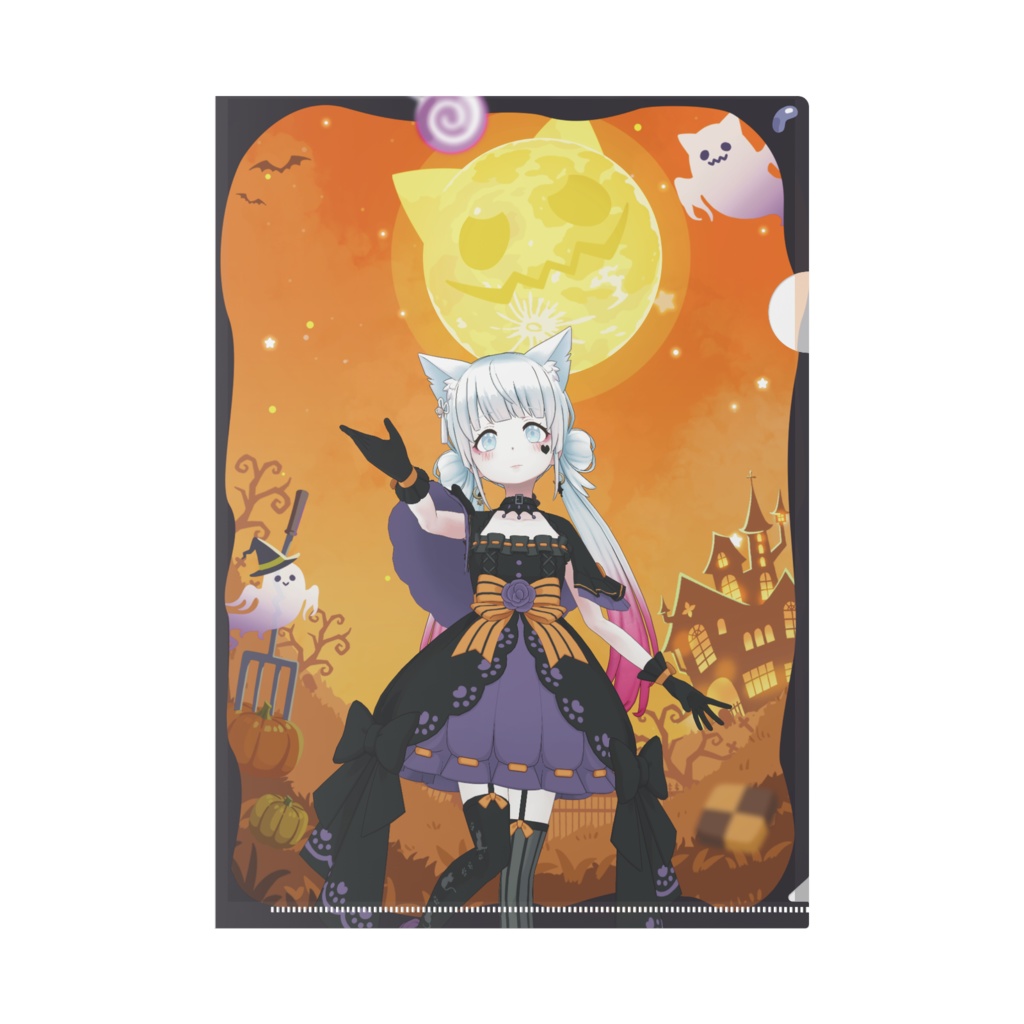 【澪音なの】ハロウィングッズ-クリアファイル