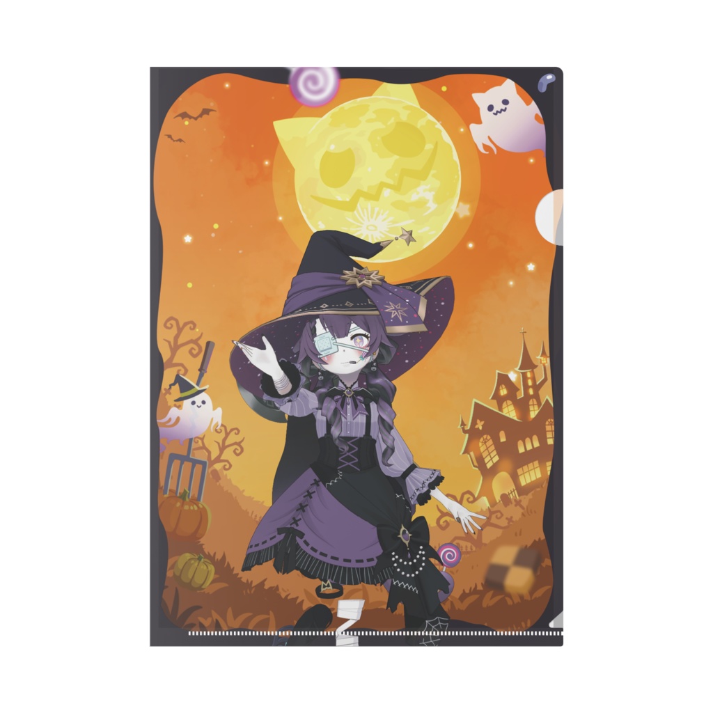 【琥珀あめ】ハロウィングッズ-クリアファイル
