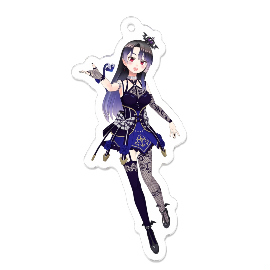 アクリルキーホルダー かおなし