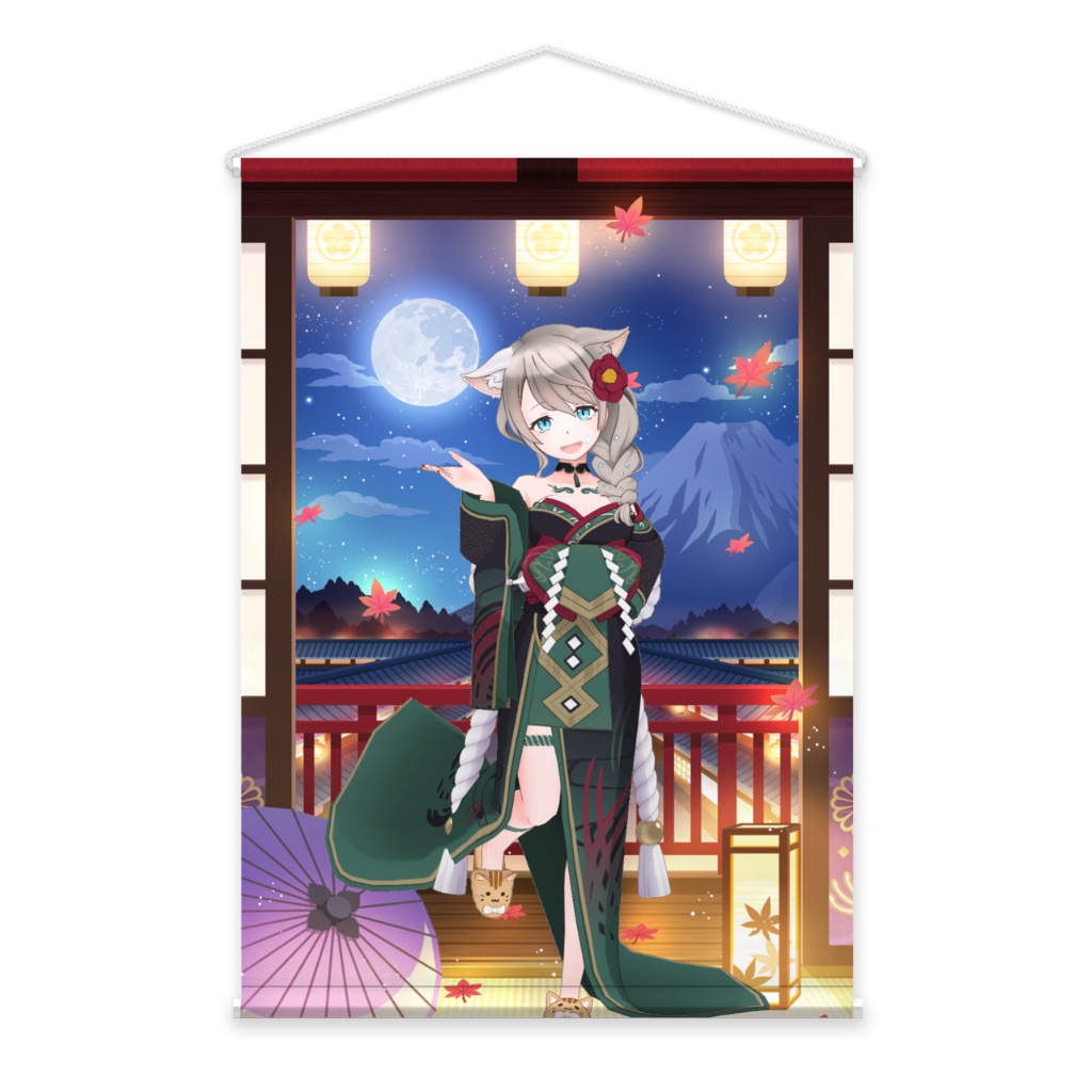 【たま(ネムリネコ)】11月生誕祭記念日グッズ-タペストリー