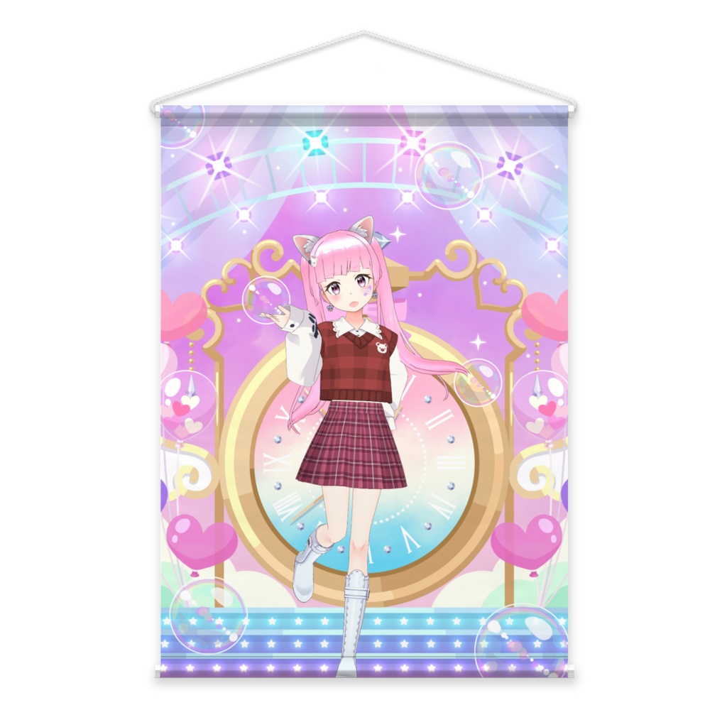 【にゃんこ】11月生誕祭記念日グッズ-タペストリー