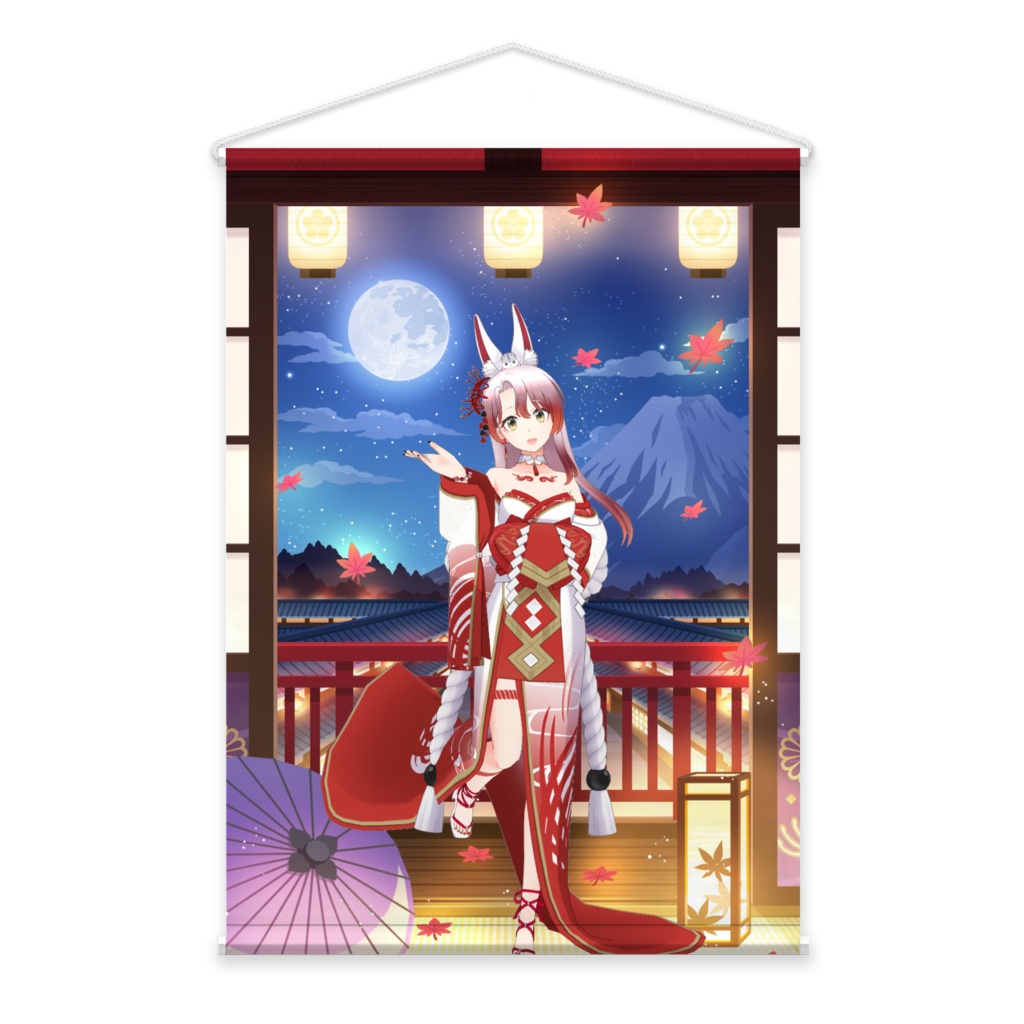 【ゆきうさぎ】11月生誕祭記念日グッズ-タペストリー