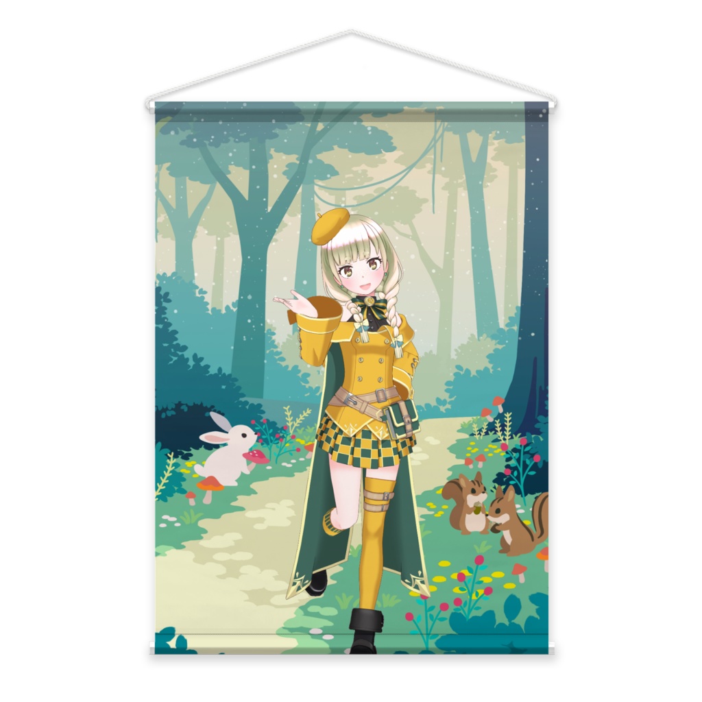 【ゆず・きゅーびっく】11月生誕祭記念日グッズ-タペストリー