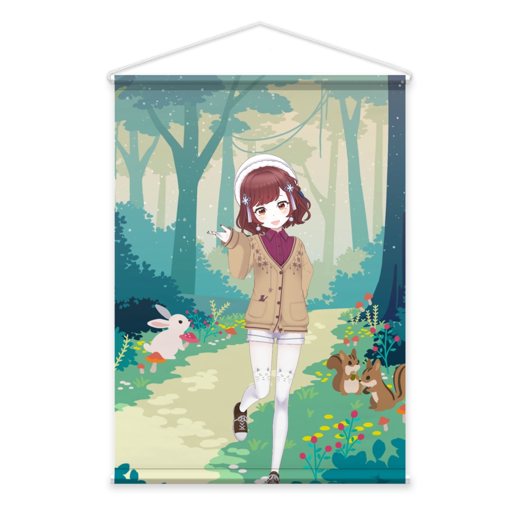 【ゆめか】11月生誕祭記念日グッズ-タペストリー