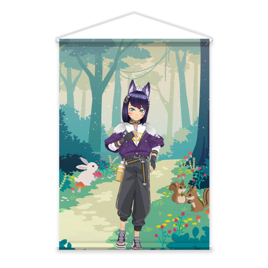 【りくまるりくま】11月生誕祭記念日グッズ-タペストリー