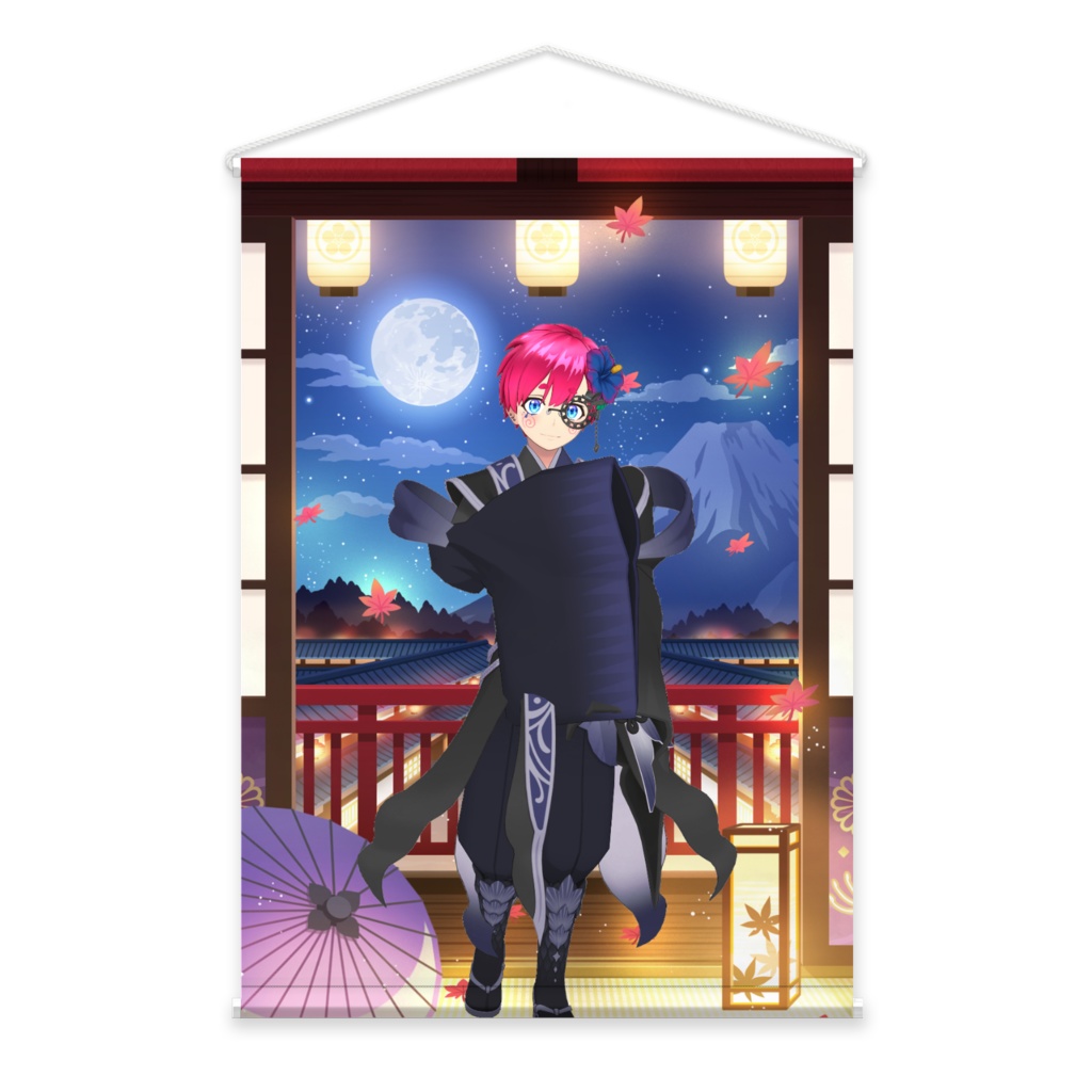 【夜晴お絹】11月生誕祭記念日グッズ-タペストリー