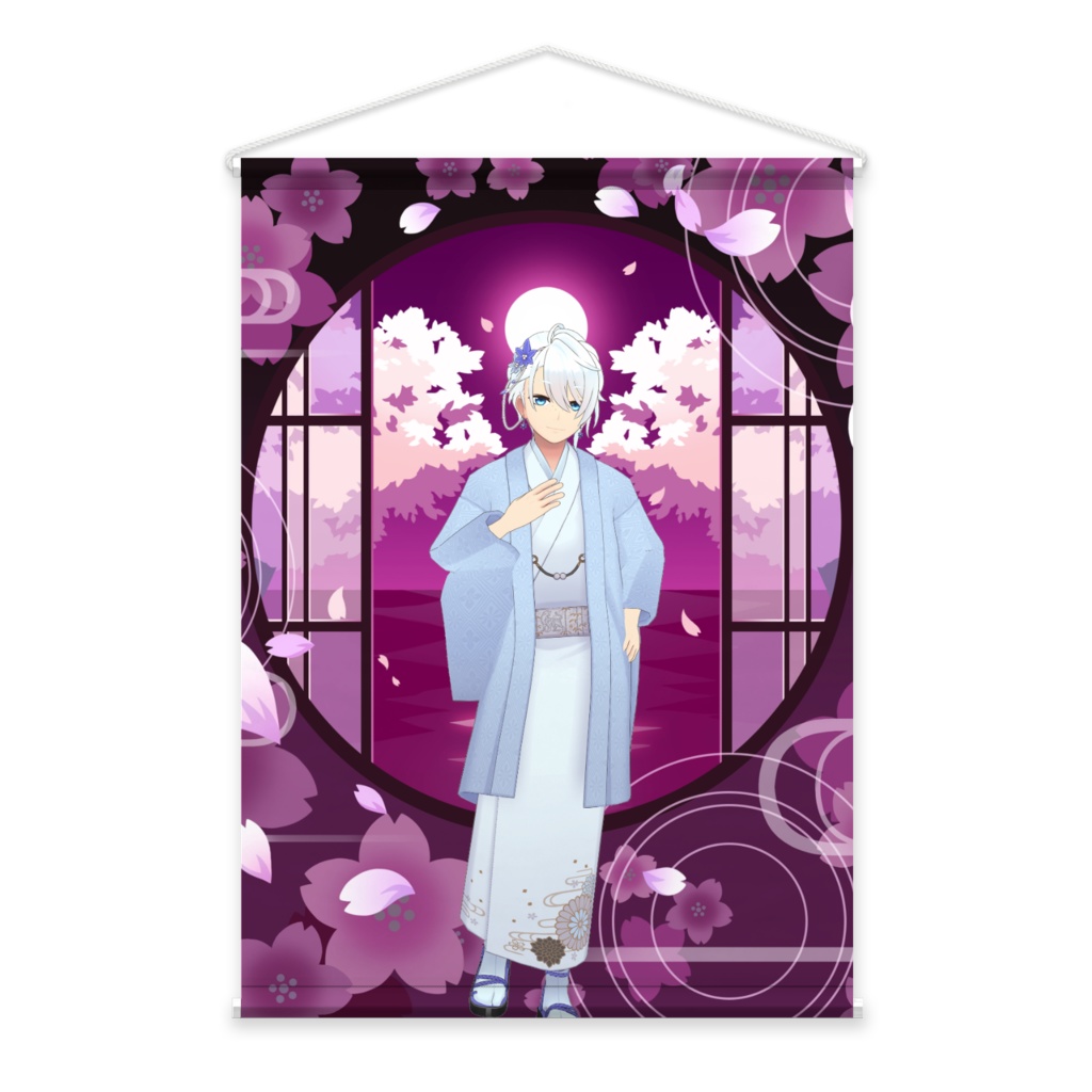 【月下 氷人】11月生誕祭記念日グッズ-タペストリー