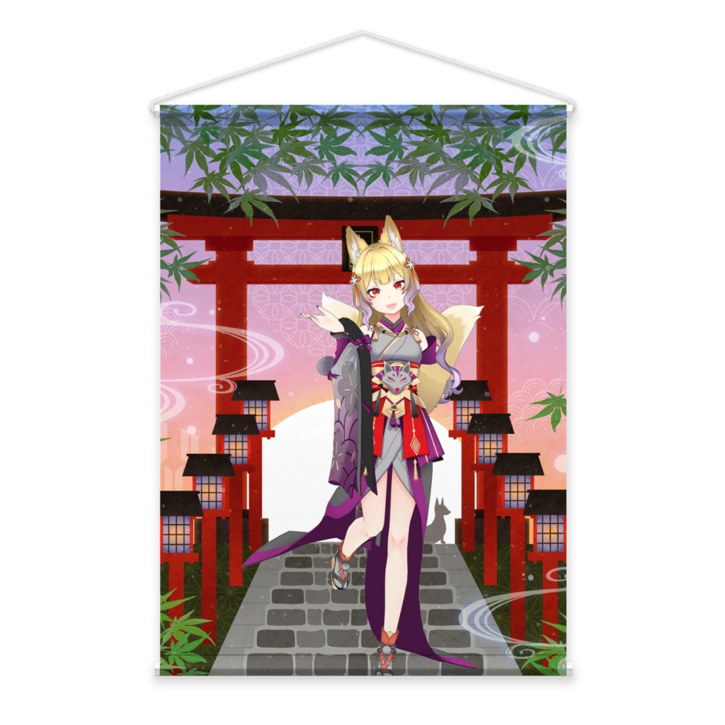 【月宮ココミ】11月生誕祭記念日グッズ-タペストリー