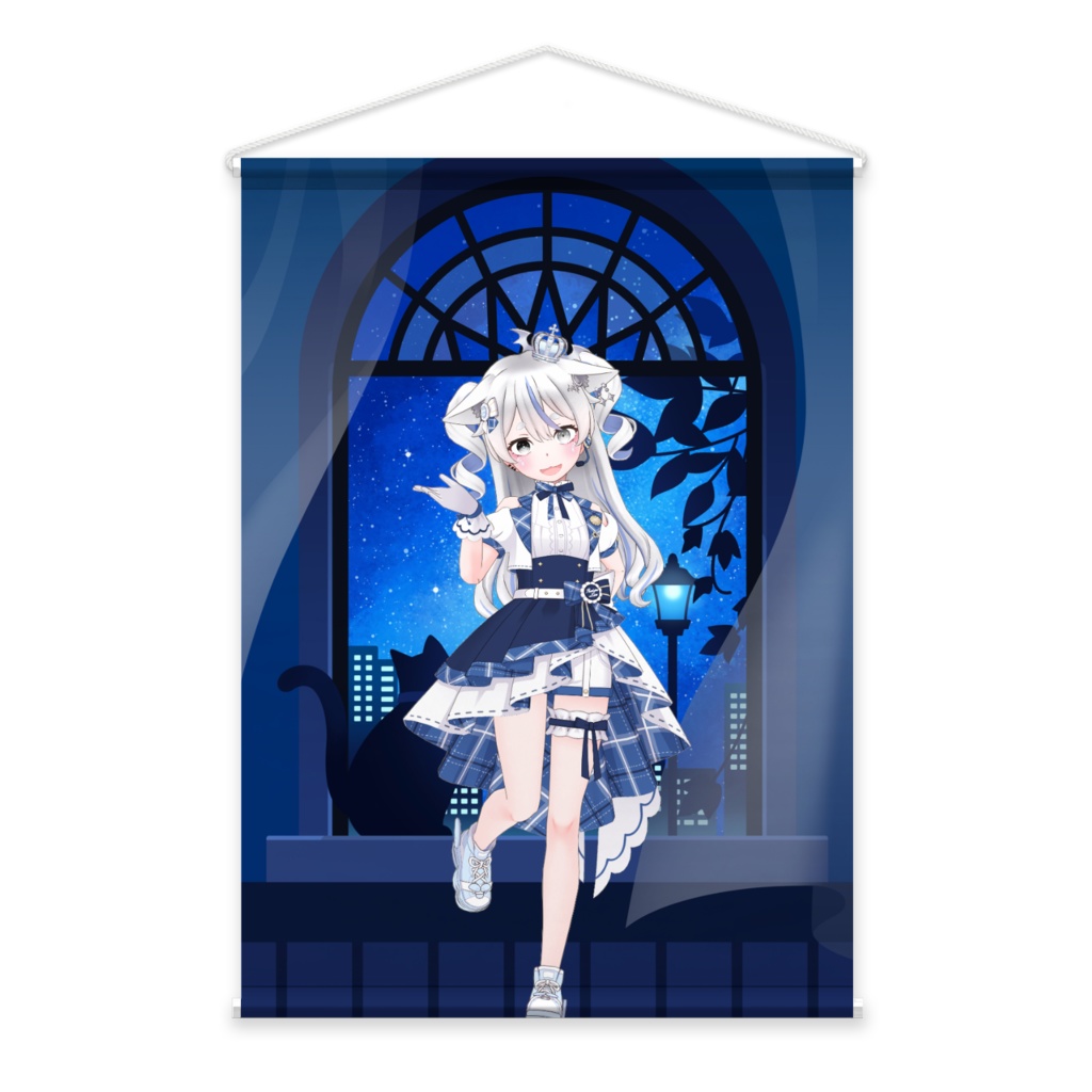 【月影 茉依】11月生誕祭記念日グッズ-タペストリー