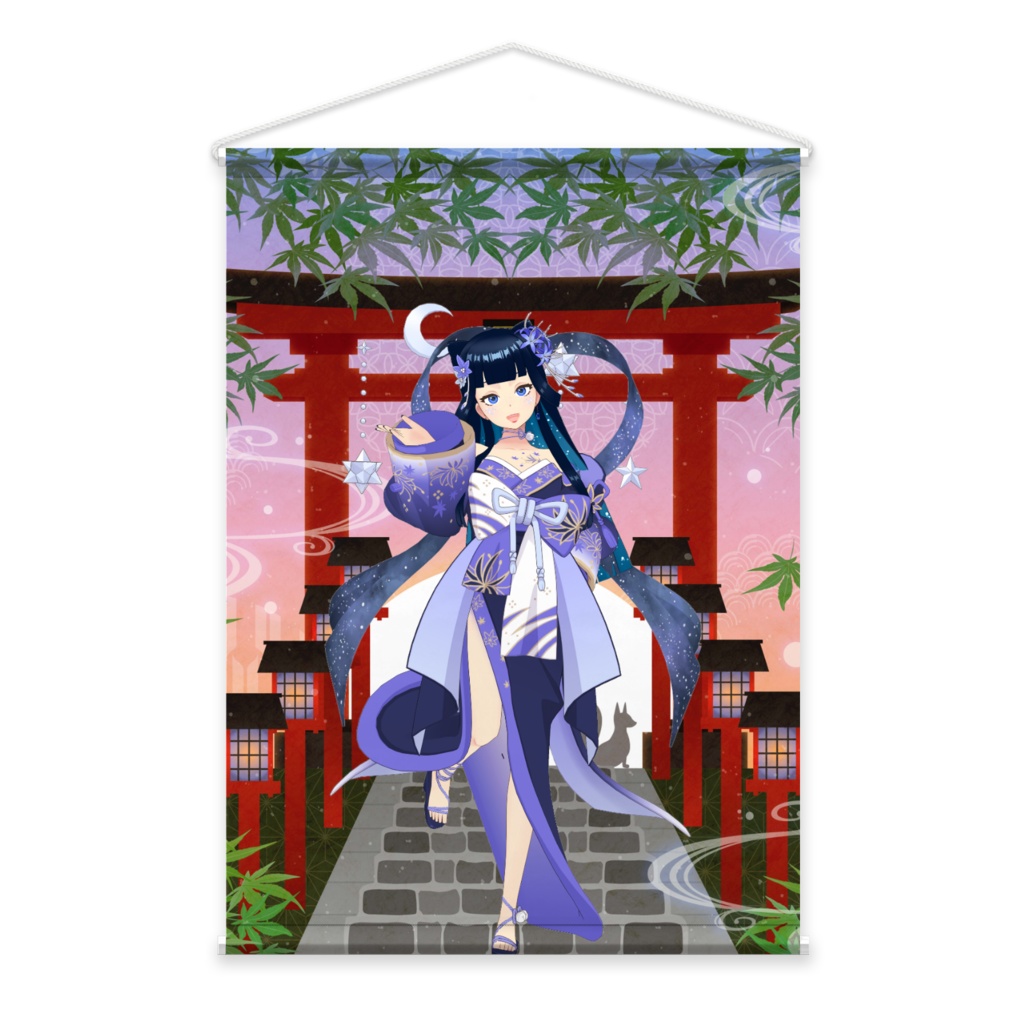 【橘花琉耶】11月生誕祭記念日グッズ-タペストリー