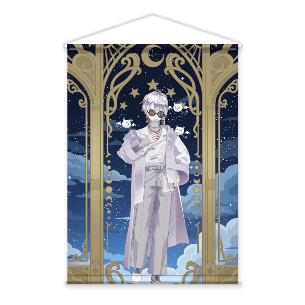 【歌楽音 はく】11月生誕祭記念日グッズ-タペストリー