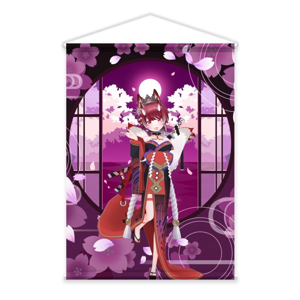 【永久不滅女帝軍 頭領】11月生誕祭記念日グッズ-タペストリー