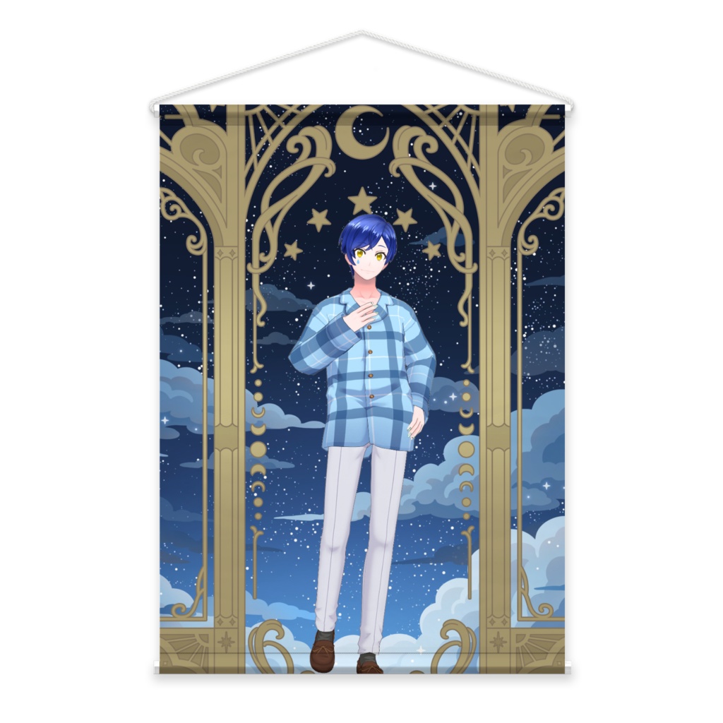 【波灯鯨 響月】11月生誕祭記念日グッズ-タペストリー