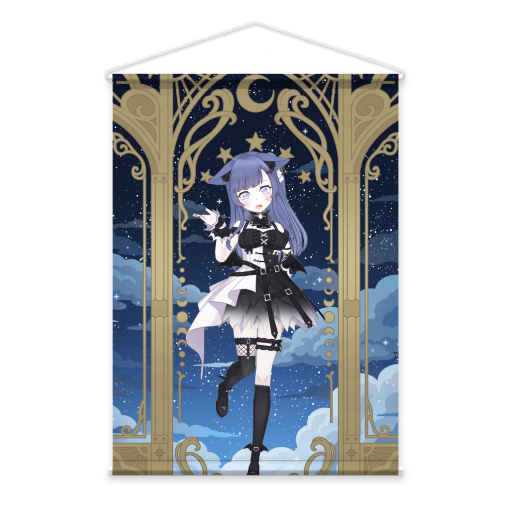 【甘雨りあ】11月生誕祭記念日グッズ-タペストリー