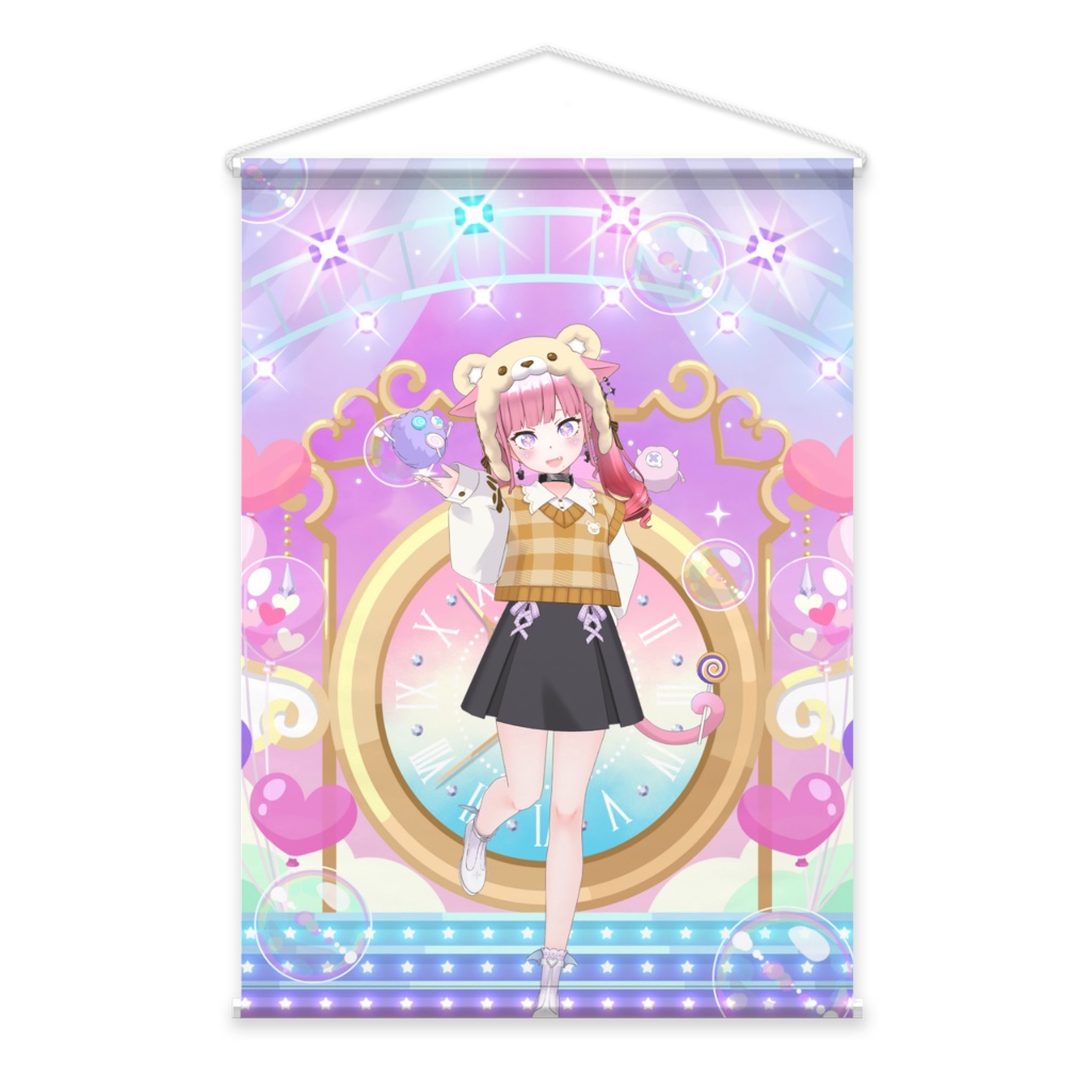 【祈餅ぴんく】11月生誕祭記念日グッズ-タペストリー