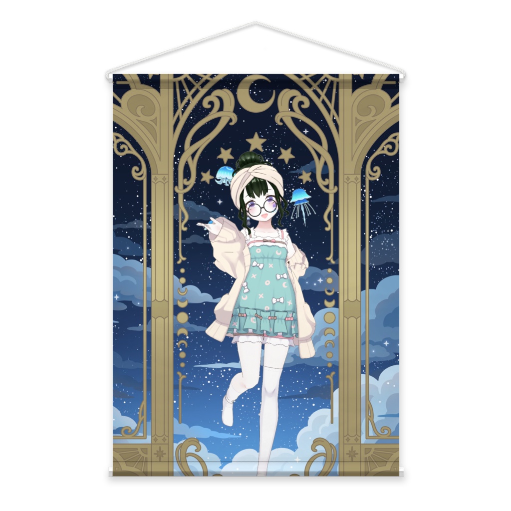 【翠華(すいか)】11月生誕祭記念日グッズ-タペストリー