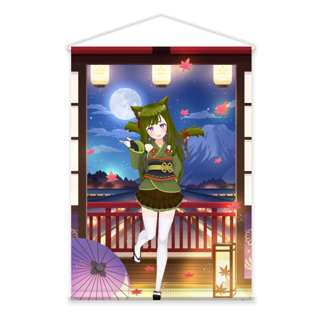 【茶柱ゆのみ 】11月生誕祭記念日グッズ-タペストリー