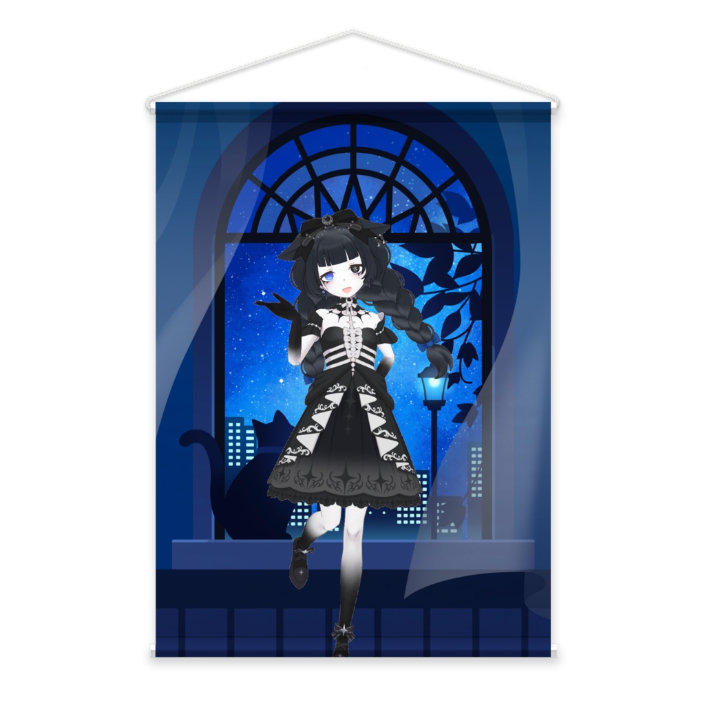 【雪目 ゅぃ】11月生誕祭記念日グッズ-タペストリー