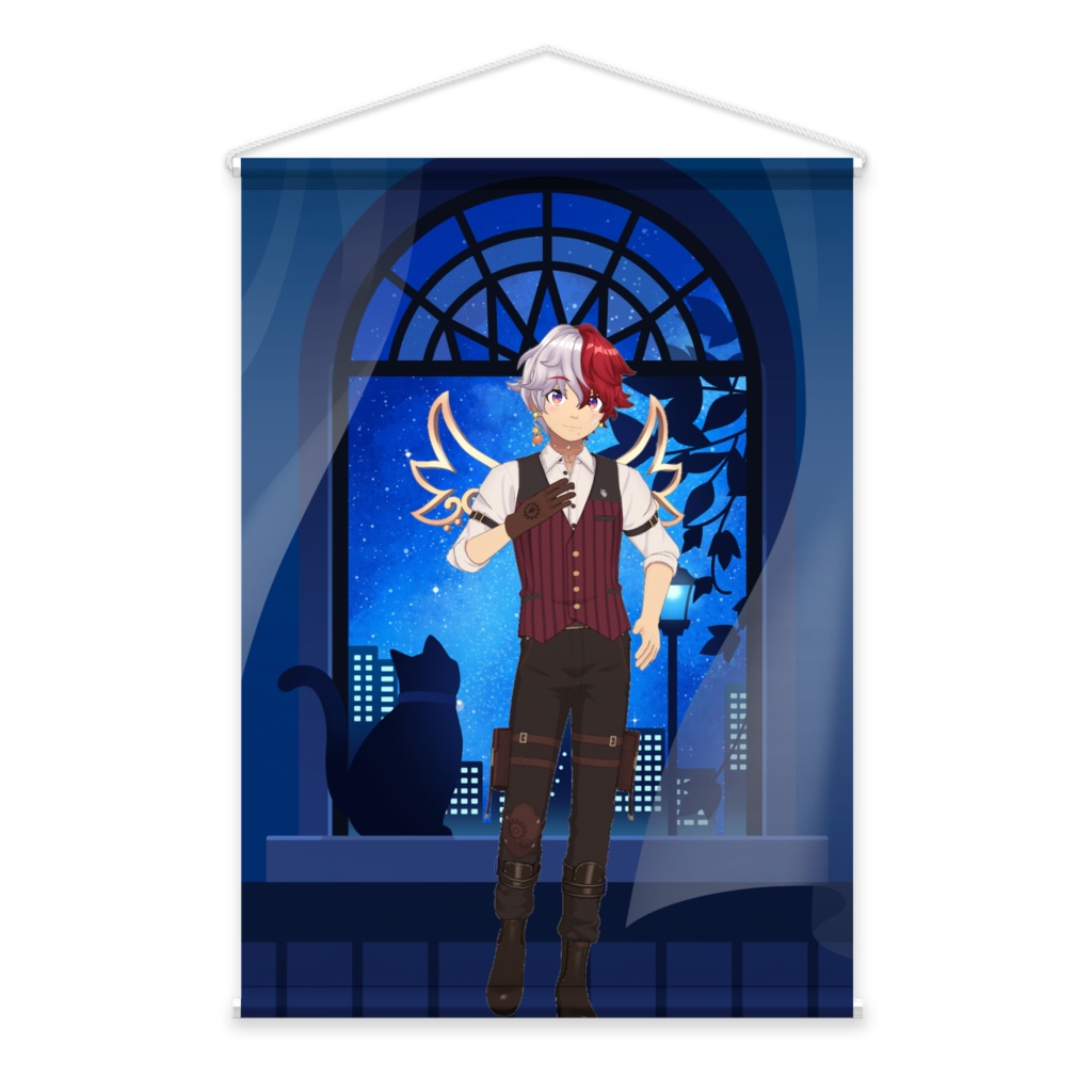 【青月 橙也】11月生誕祭記念日グッズ-タペストリー