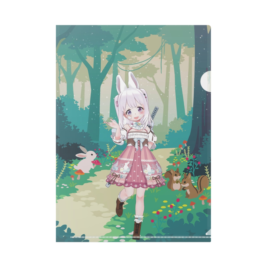 【うさうさうさみ】11月生誕祭記念日グッズ-クリアファイル