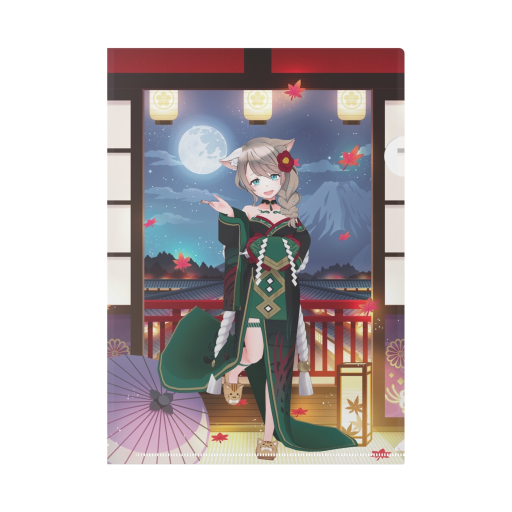 【たま(ネムリネコ)】11月生誕祭記念日グッズ-クリアファイル