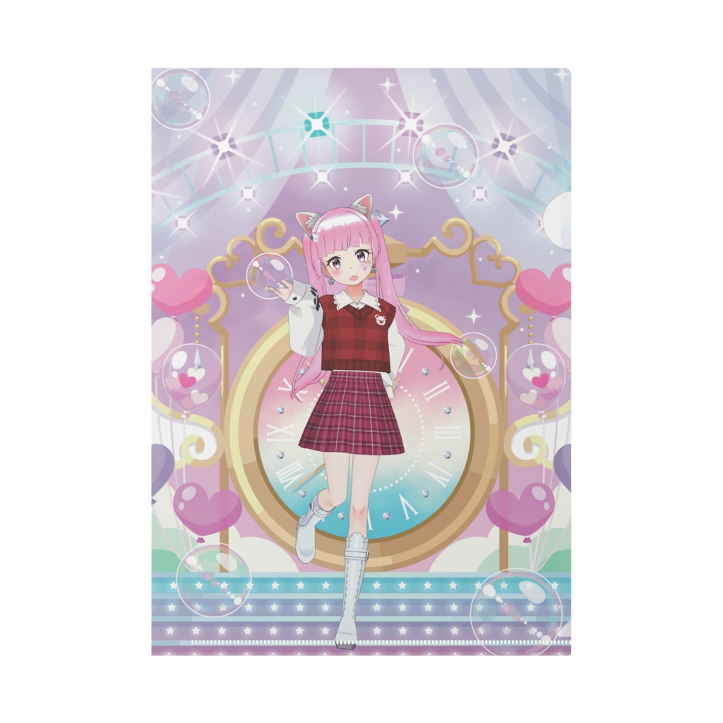 【にゃんこ】11月生誕祭記念日グッズ-クリアファイル